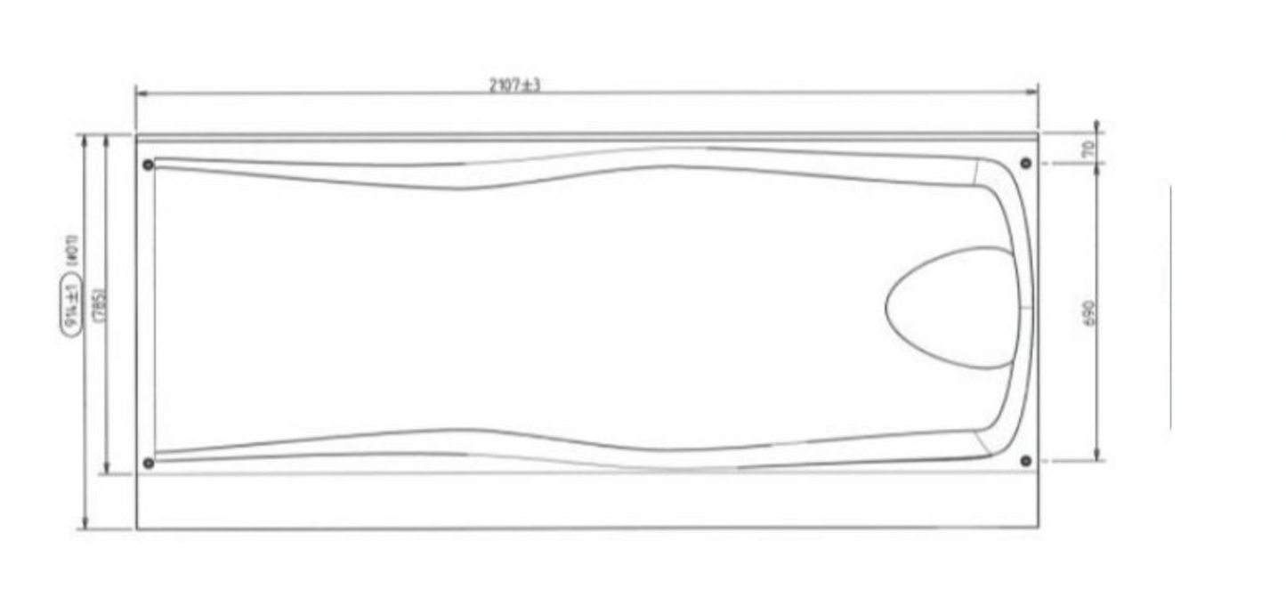 Acrylic sheet bench ergonomic Luxura X7 13999